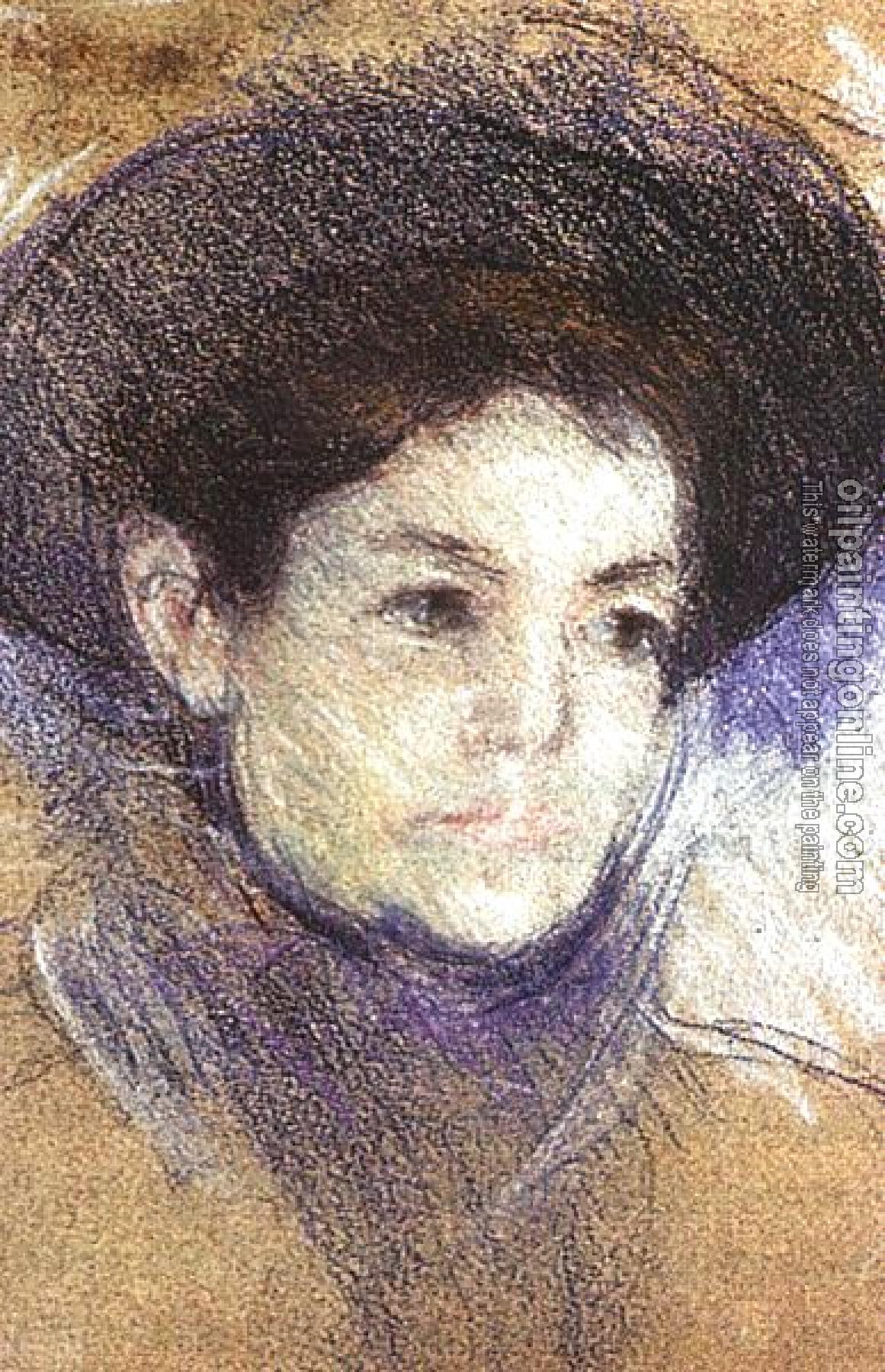 Cassatt, Mary - Portrait of a Woman